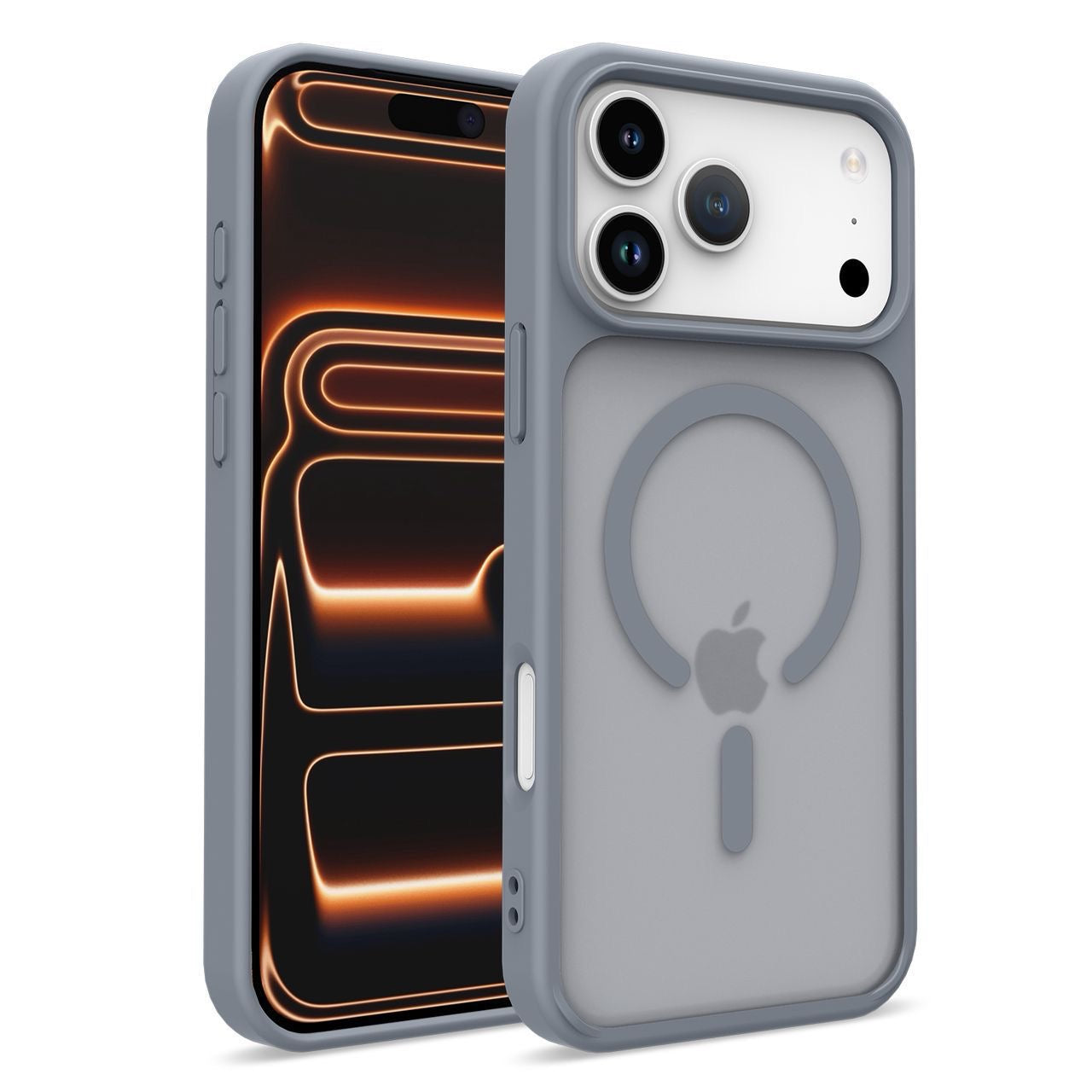 Smoke Finish Premium Hybrid Case with MagSafe Support for iPhone & Samsung