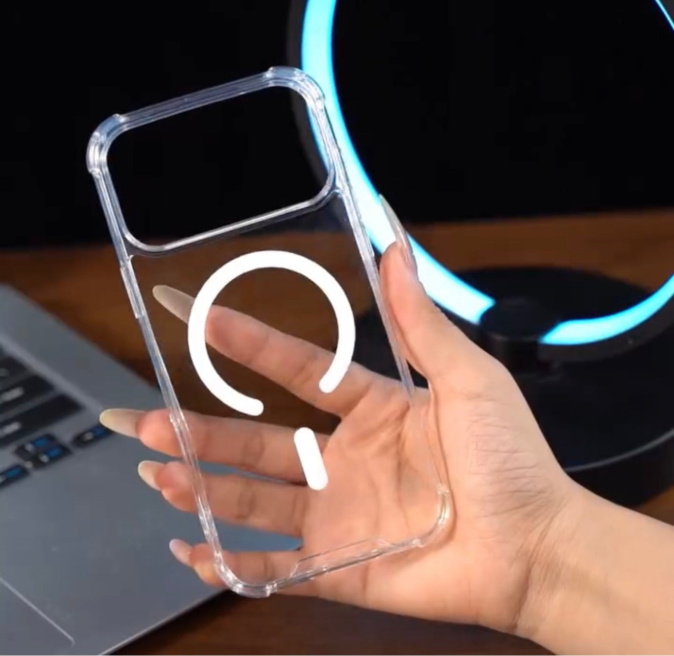 IM Shockproof Crystal Clear MagSafe Case