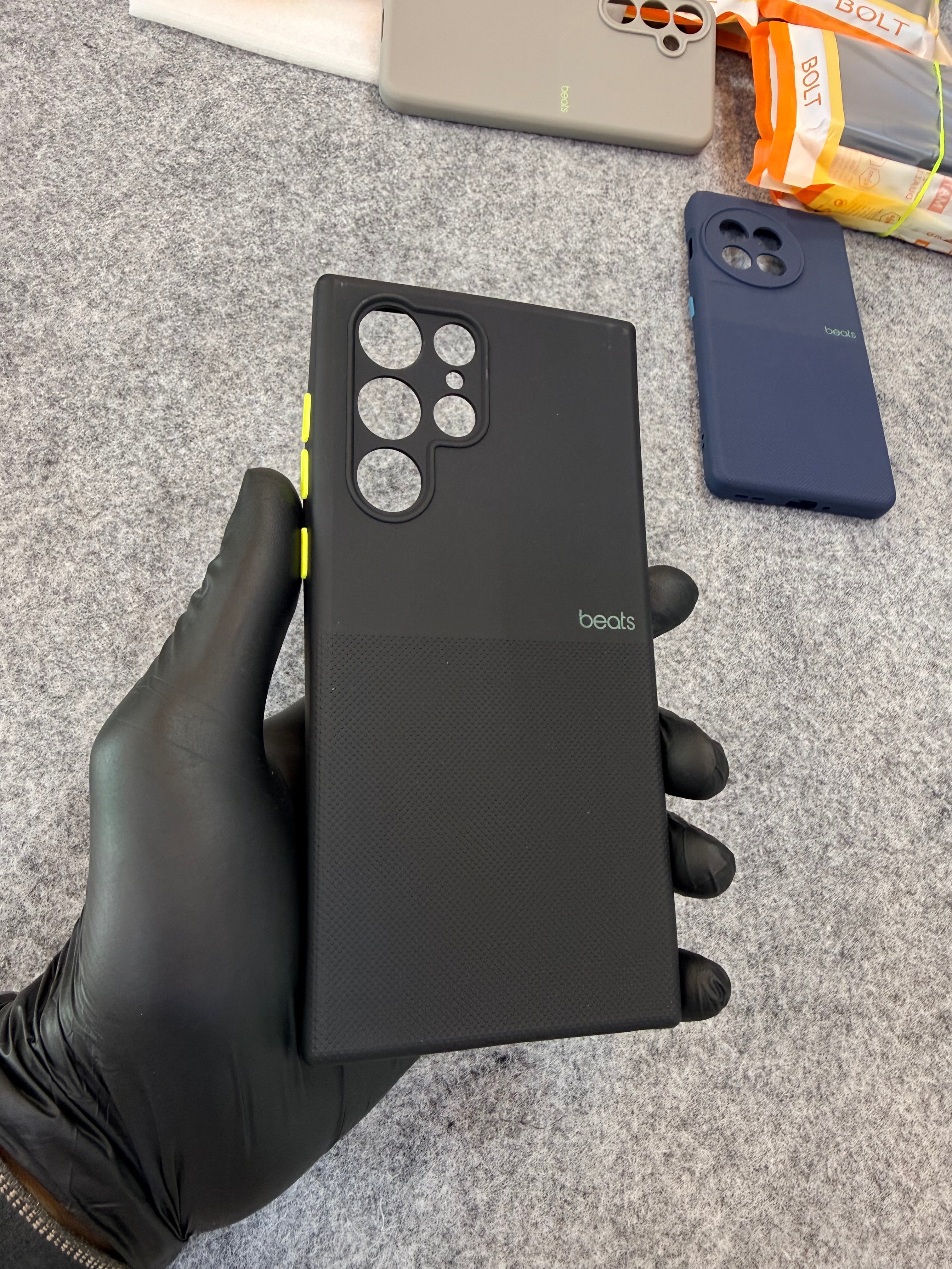 Ultra Smooth beats style Matte Case for Samsung, OnePlus & Vivo | Premium Soft Touch Back Cover