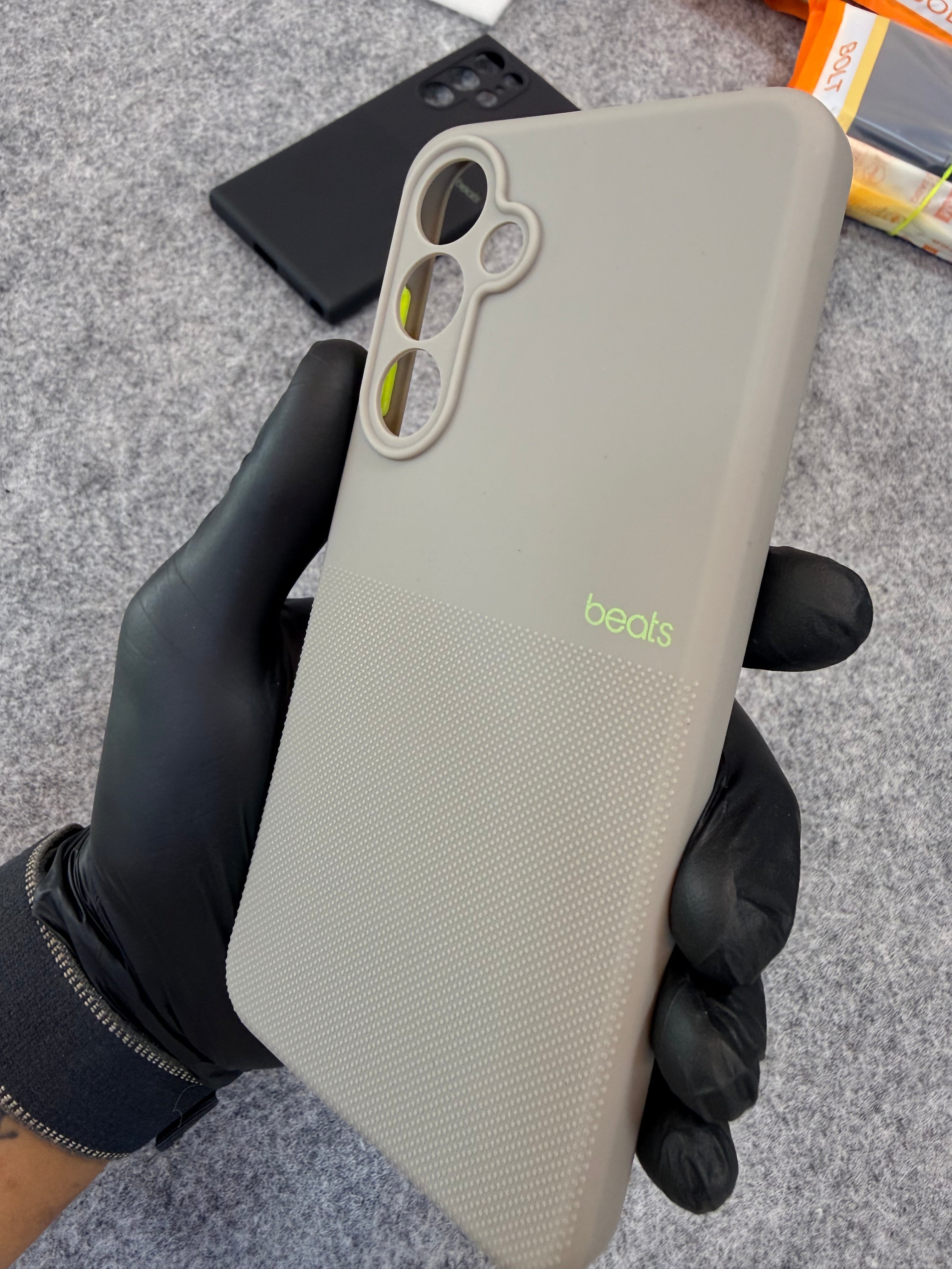 Ultra Smooth beats style Matte Case for Samsung, OnePlus & Vivo | Premium Soft Touch Back Cover