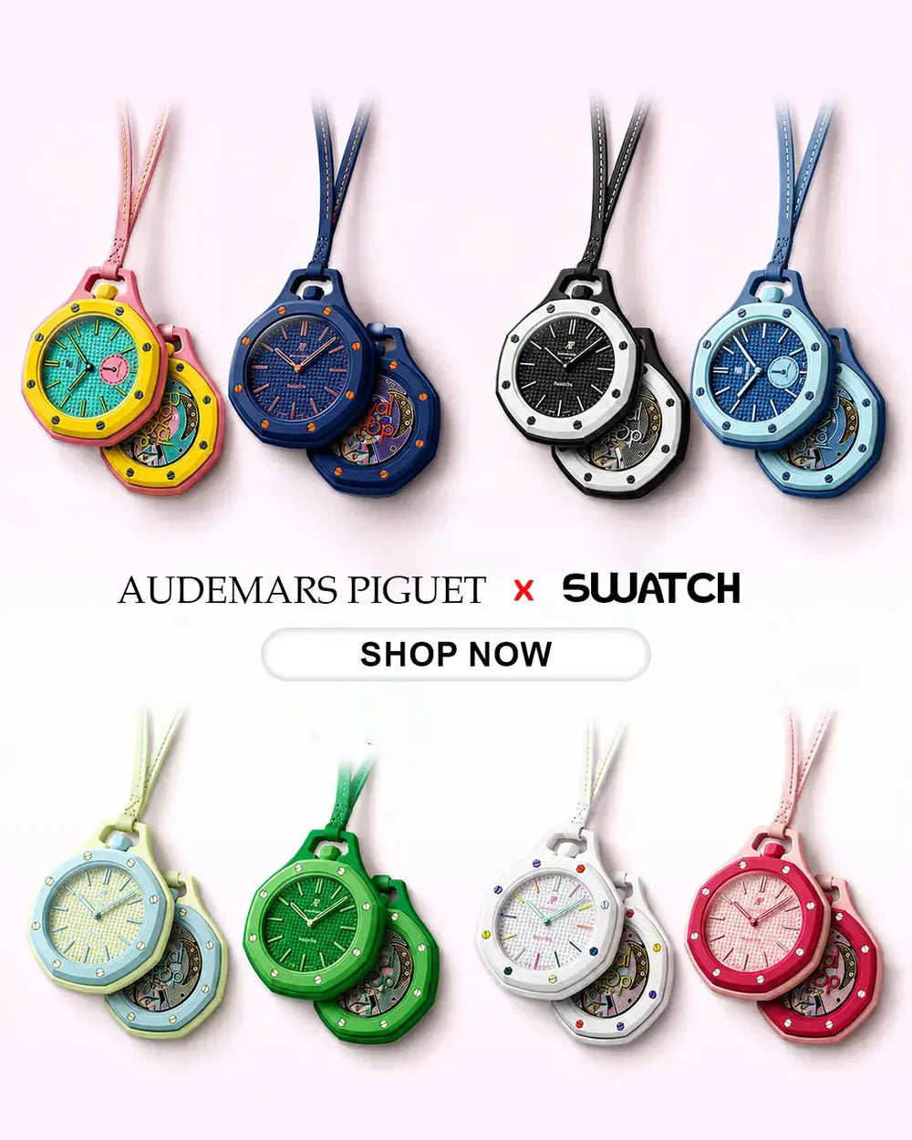 Royal Pop Detachable Strap Watch | Wearable Bag Charm & Fashion Watch