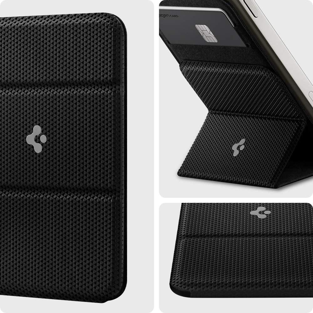 Spigen Smart Fold Mag Fit Magnetic Wallet Phone Card Holder with stand