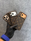 Textured Designer Pattern iPhone Case(LV style)