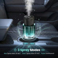 Smart Car Aroma Diffuser with Red LED Ambient Light | Portable Luxury Fragrance Spray for Car, Office & Home