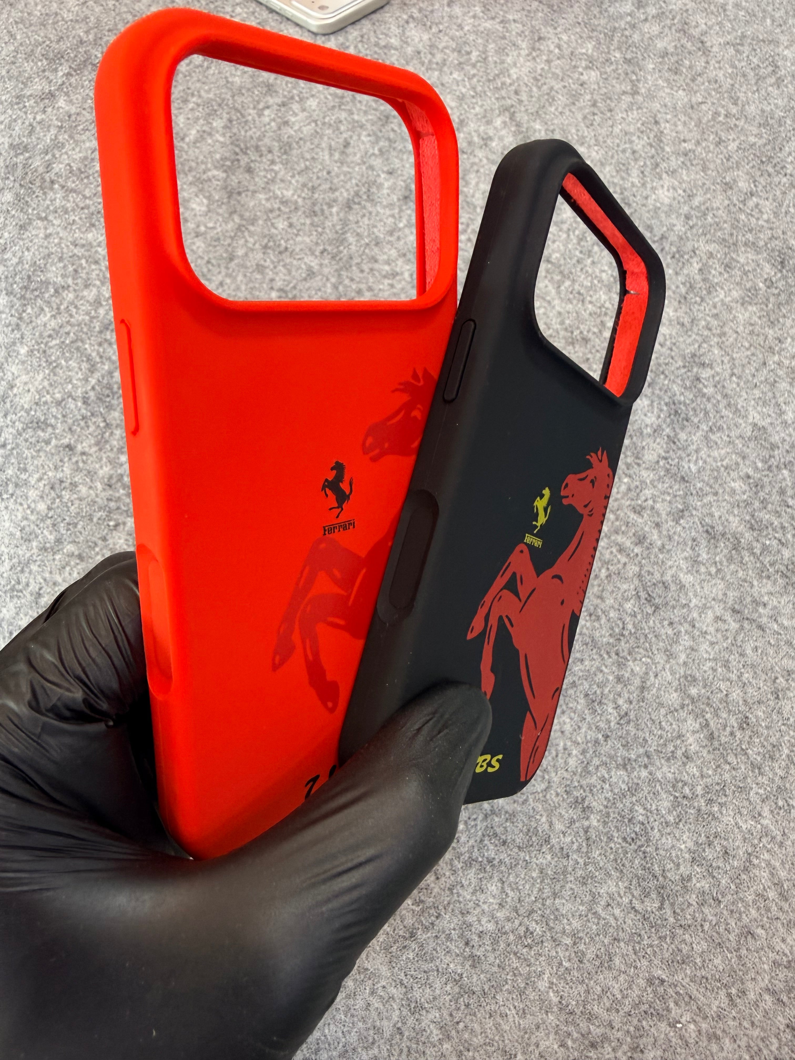 Ferrari 7 VBS Official Licensed Silicone Protective Case (Red & Black)