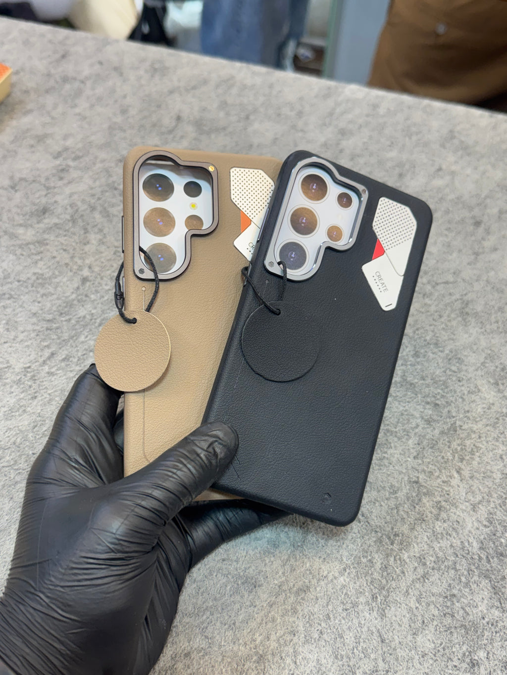 S26 Ultra Leather Magnetic Case