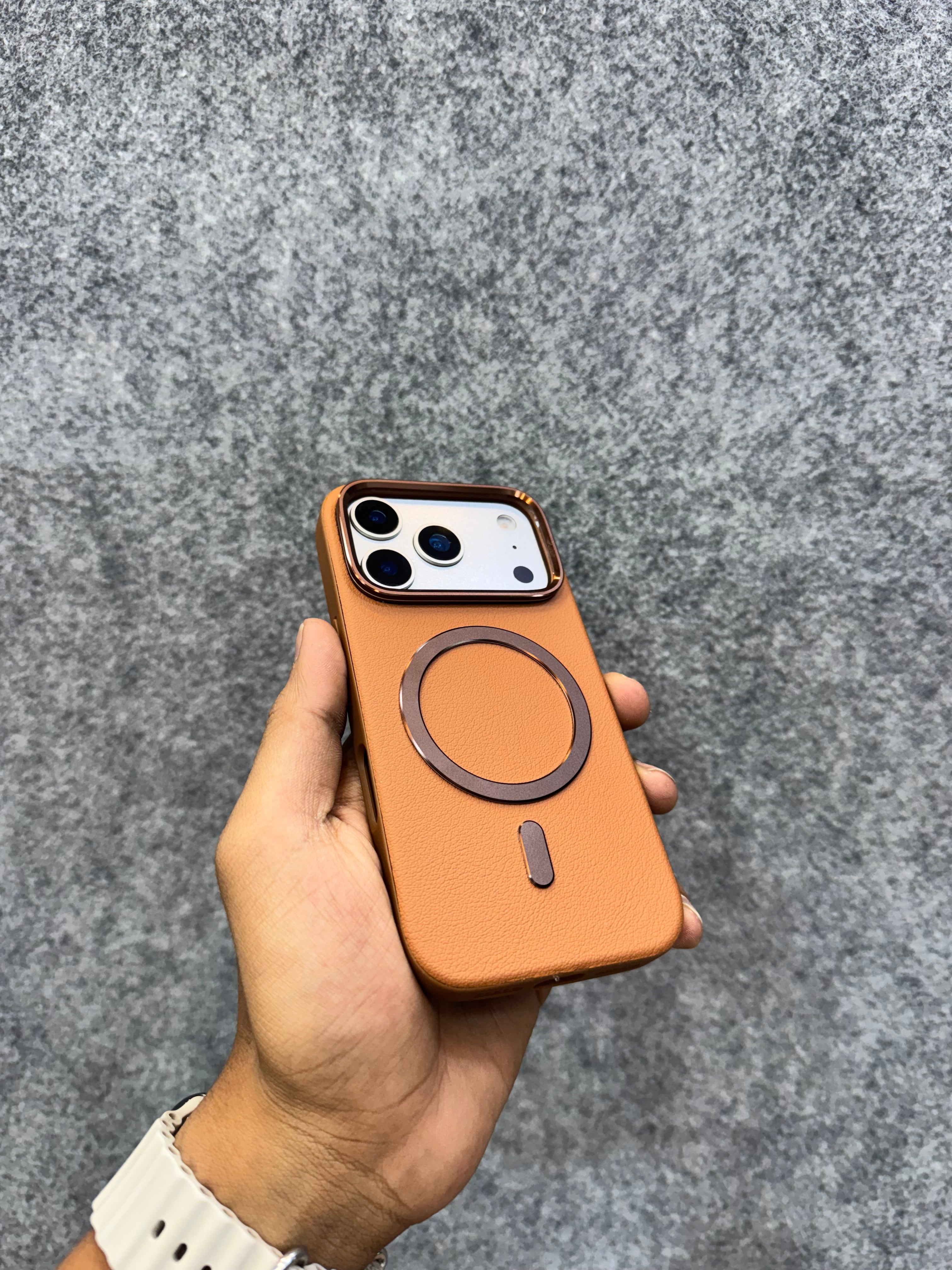 IM Luxury Leather MagSafe Case for iPhone