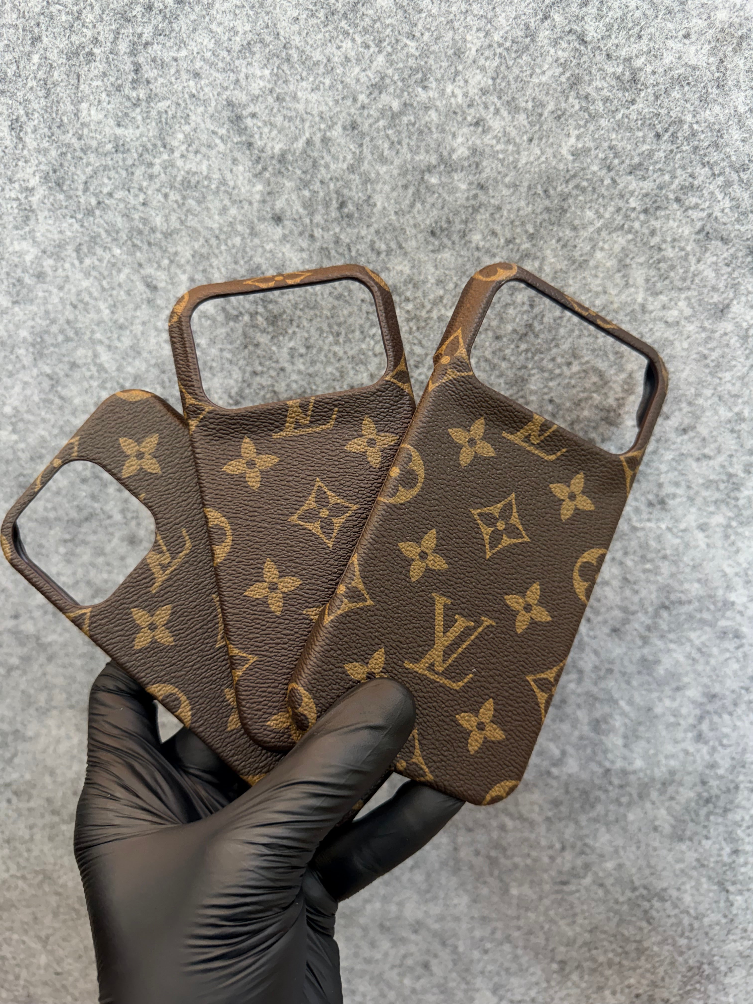 Textured Designer Pattern iPhone Case(LV style)