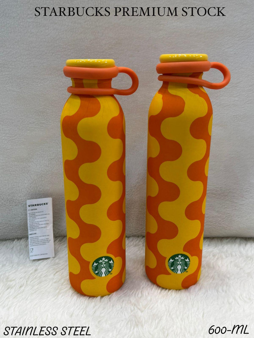 Starbucks Premium Stainless Steel Bottle 600ml | Hot & Cold Insulated Flask