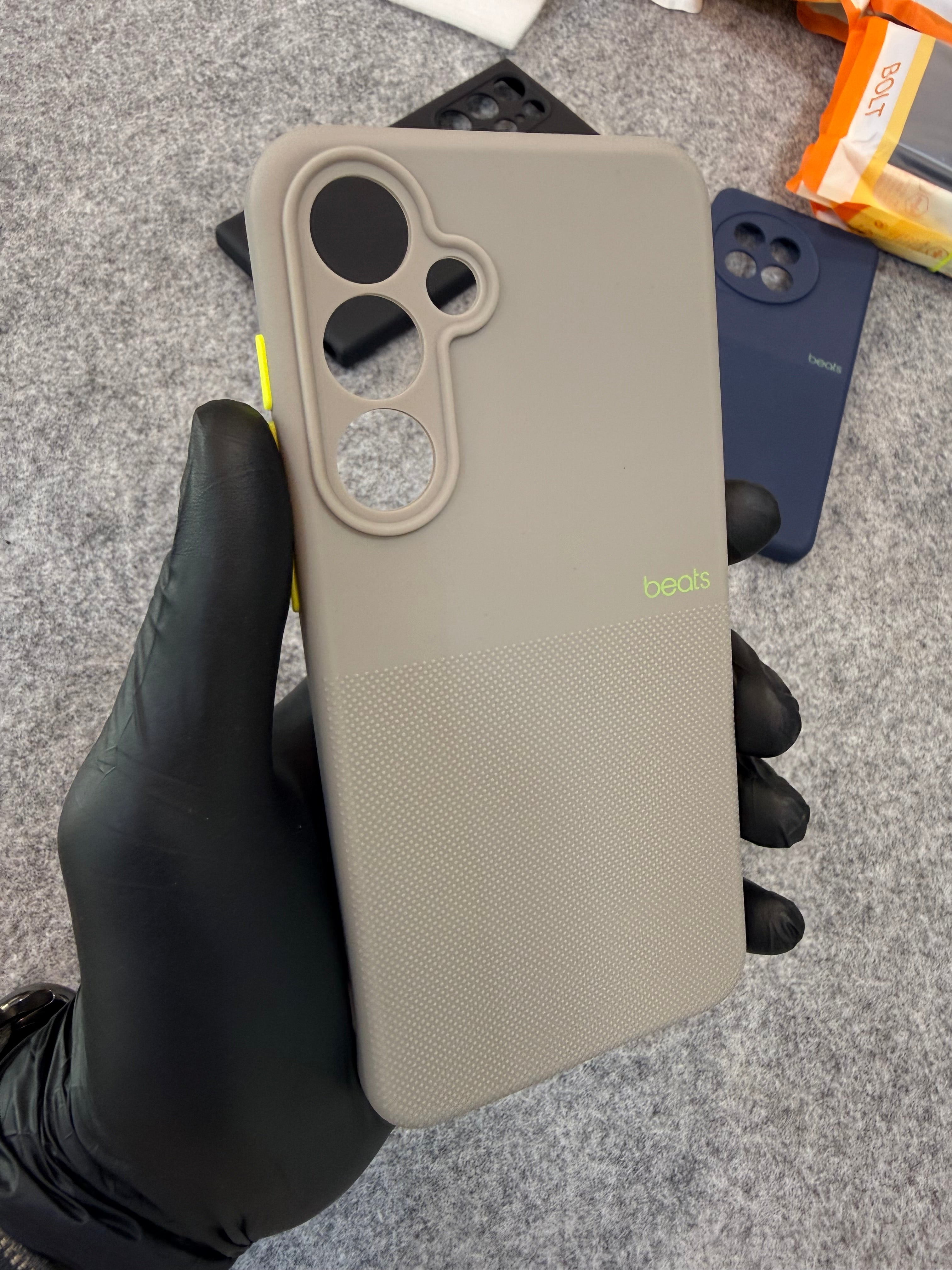 Ultra Smooth beats style Matte Case for Samsung, OnePlus & Vivo | Premium Soft Touch Back Cover