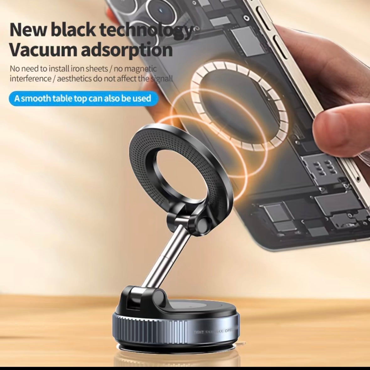 IM MagSnap Creator Stand - The Ultimate Magnetic Phone Mount for Content Creators and Cars