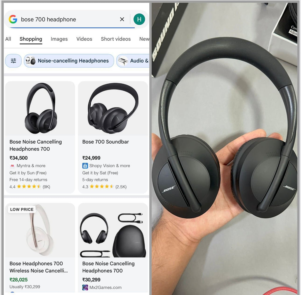 Bose 700 Platinum Clone In Black(ANC)