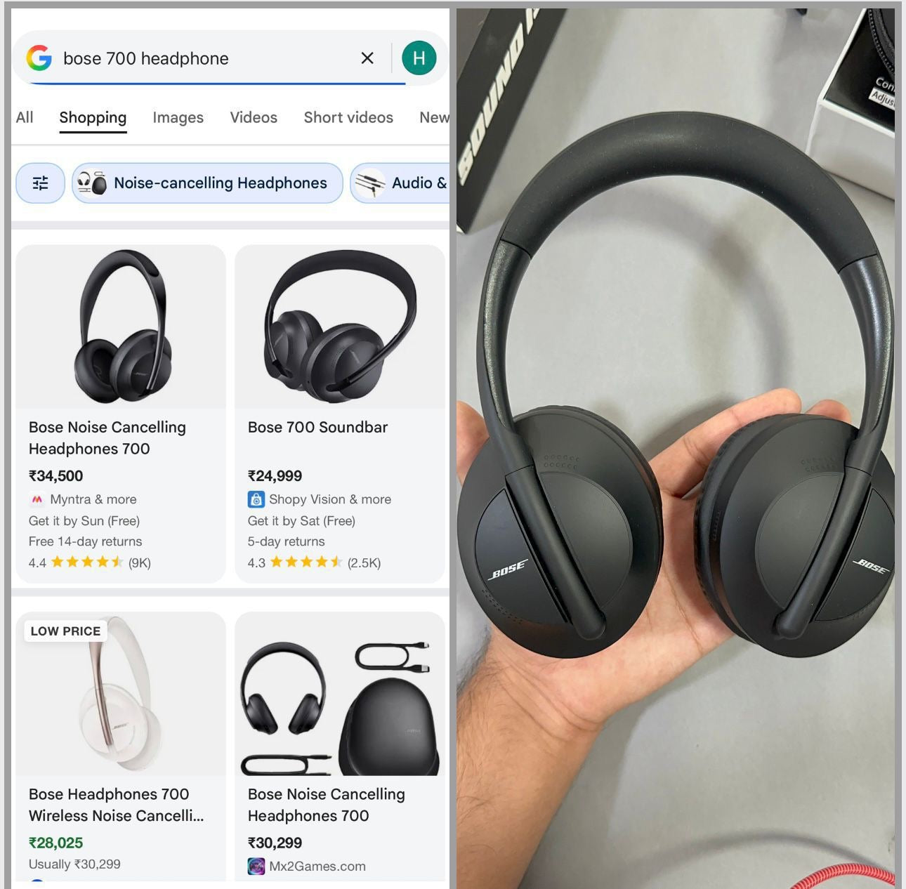 Bose 700 Platinum Clone In Black(ANC)