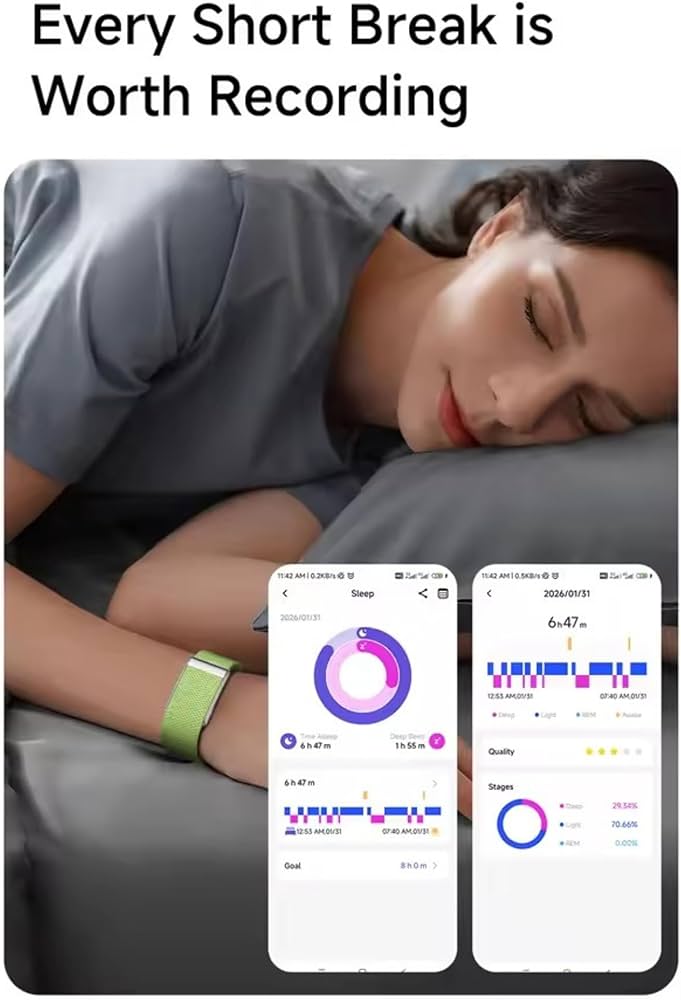 Loop Fitness Band,with 45 Days Battery Life, 100+ Sports Modes, Advanced Health Tracking (HR, SpO2, Stress, Sleep), Smart Notifications - black