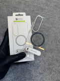 Clear Magnetic Stand Case for Samsung Galaxy S25 Ultra / S26 Ultra – Transparent Shockproof Cover with Metal Kickstand & Magnetic Ring