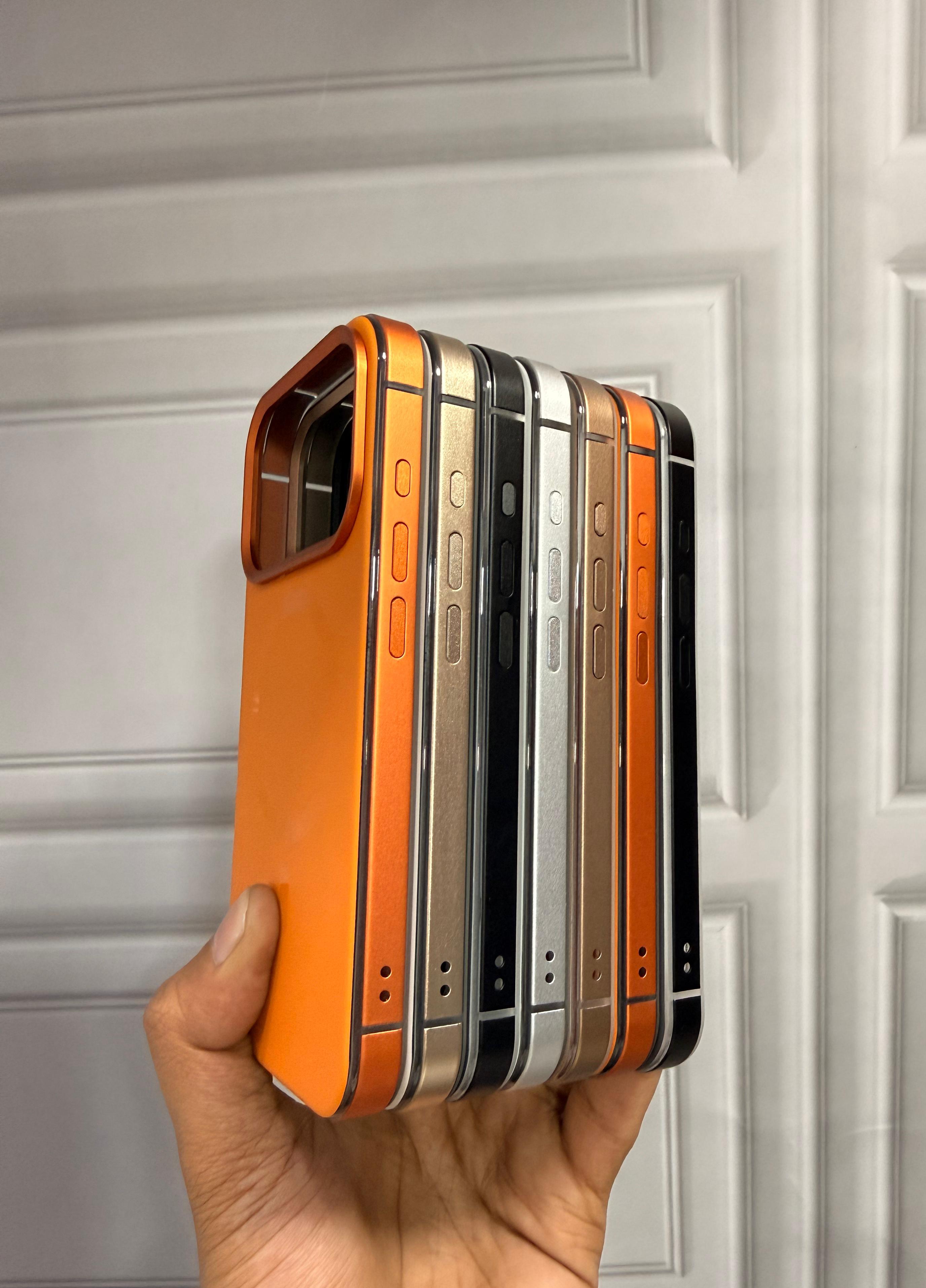 Premium MagSafe Armor Case – Metal Lens Frame Edition