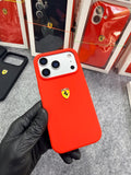 Scuderia Ferrari Silicone Case – Premium Luxury Back Cover for iPhone & Samsung