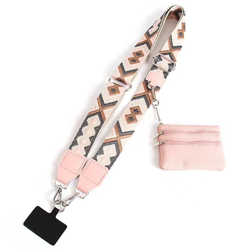 Premium Crossbody Mobile Strap with Mini Pouch – Adjustable | Stylish & Functional