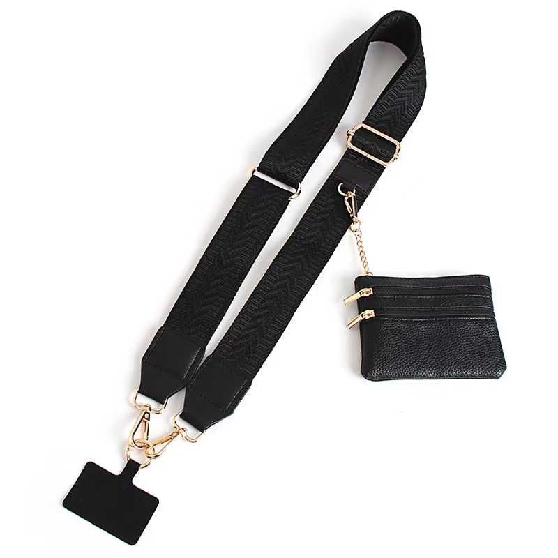 Premium Crossbody Mobile Strap with Mini Pouch – Adjustable | Stylish & Functional