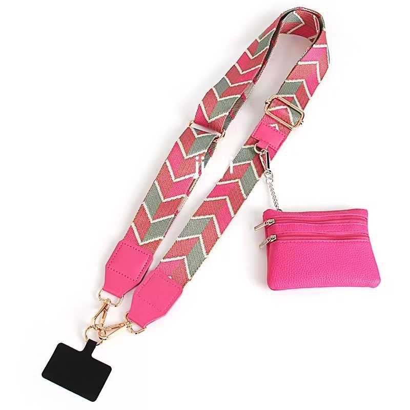 Premium Crossbody Mobile Strap with Mini Pouch – Adjustable | Stylish & Functional