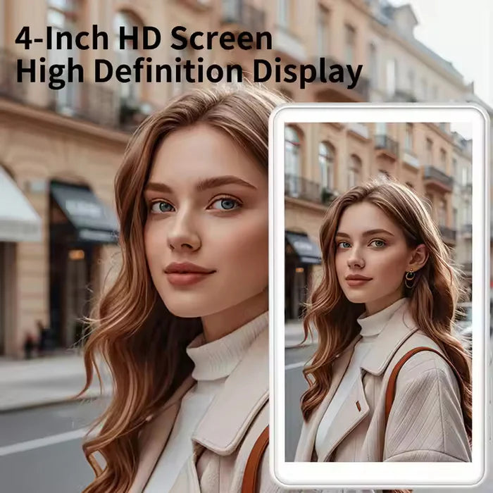 Screen mirroring device for shoot with back camera