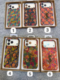 Luxury Floral Designer-Style Mobile Case with Metal Logo | Shockproof Premium Printed Back Cover