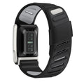 Silicone Sport Strap for Whoop 5.0 – Breathable Sweatproof Replacement Band with Metal Lock (Black & Grey)