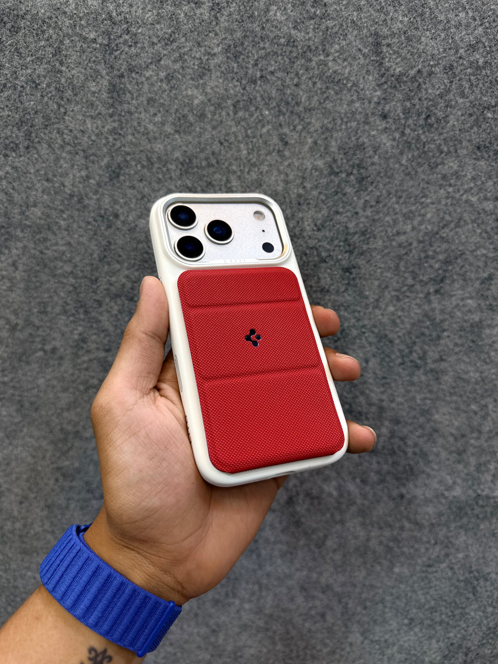 Spigen Smart Fold Mag Fit Magnetic Wallet Phone Card Holder with stand