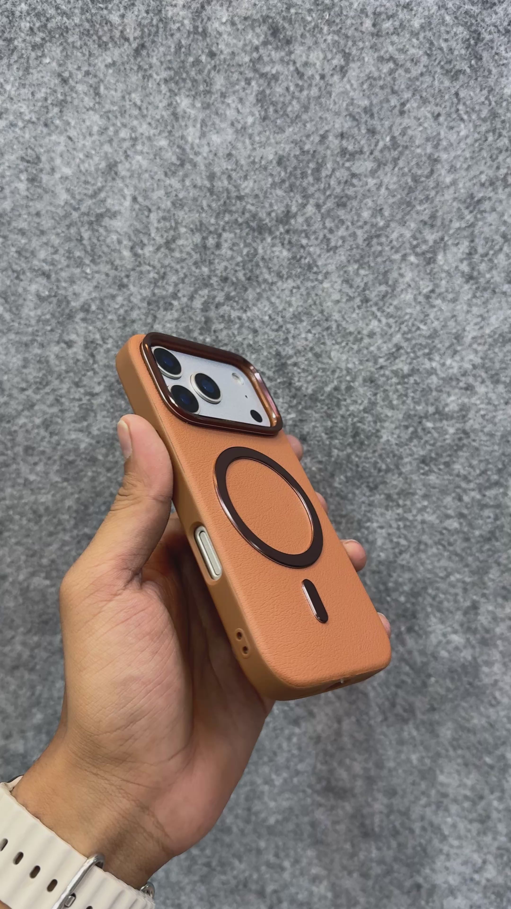 IM Luxury Leather MagSafe Case for iPhone